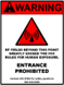red warning sign
